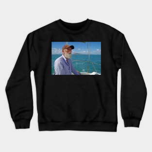 Richard Sailing on Cleveland Bay Townsville Crewneck Sweatshirt